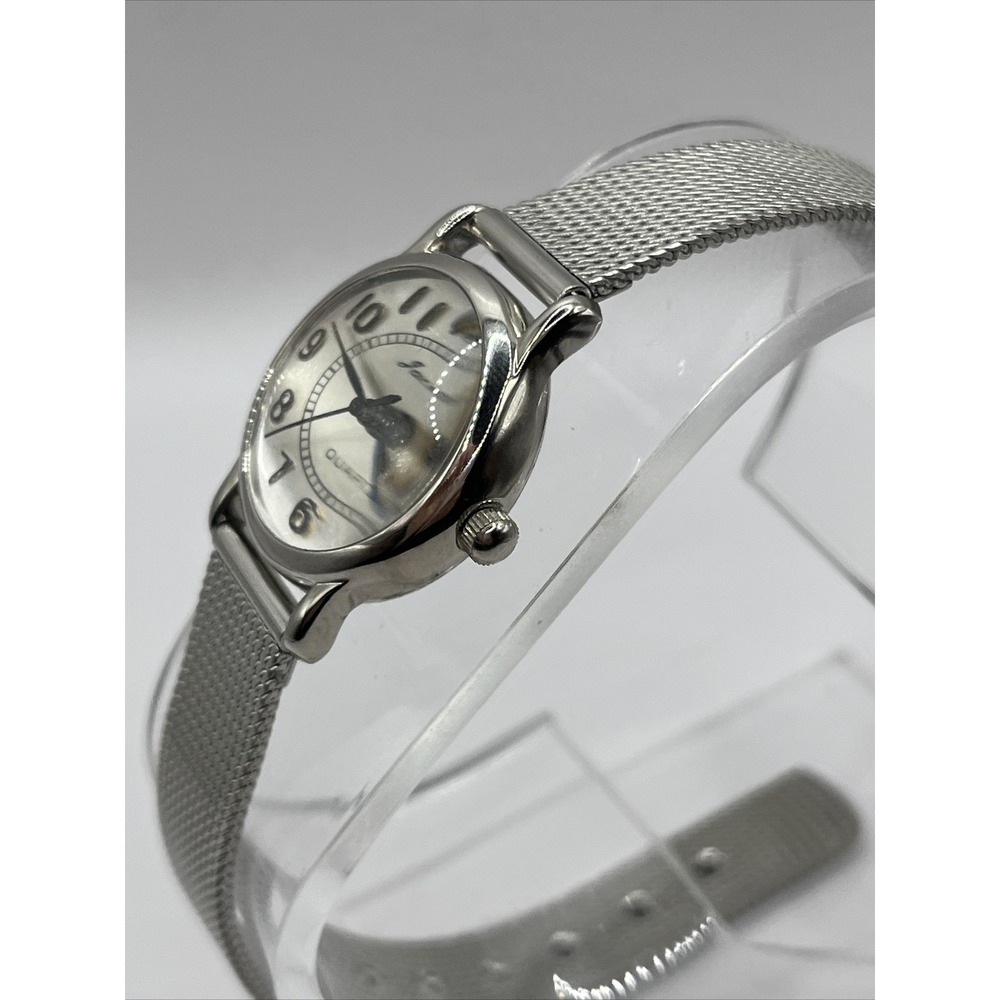Jacmor Women's Quartz Watch Mesh Metal Band- New Battery - Picture 3 of 8